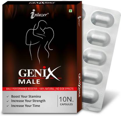 inlazer Genix Male Tablet Men Power Improves Orgasm Size Long Last Power