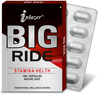 inlazer Big Ride Sex Time Pills Increases Thicker Harder Orgasm & Energy