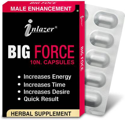 inlazer Big Force Tablet, Men Health Increases Thicker Harder Orgasm & Power