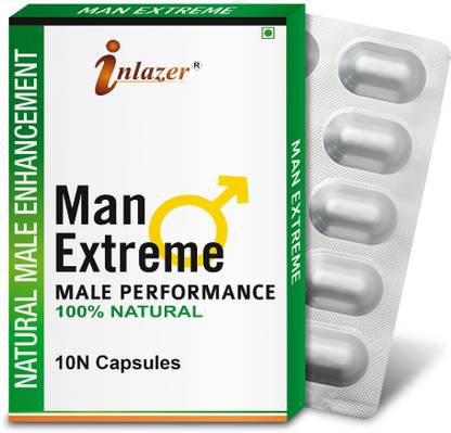 inlazer Man Extreme Pills Men Power Increases Thicker Harder Orgasm & Power