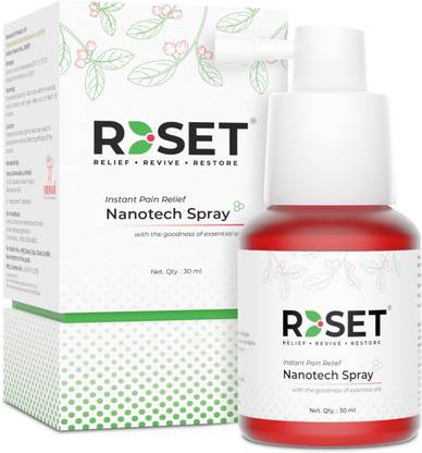 R3SET Reset Spray: Natural pain relief spray for body pain-30ml Spray