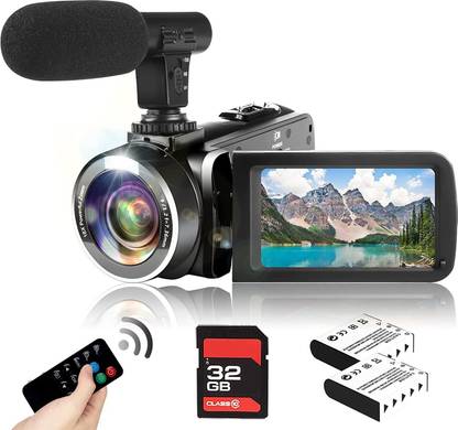 LEQTRONIQ 42.0 MP Video Camera 42.0 MP Video Camera Camcorder with Microphone for Full HD Live Stream Camcorder
