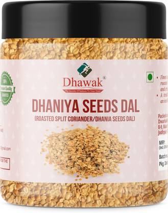Dhawak Roasted Dhaniya Dal Dhana Dal Crispy Roasted Split Coriander Seeds Roasted Mouth Freshener