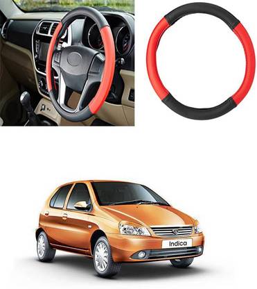 Etradezone Hand Stiched Steering Cover For Tata Indica