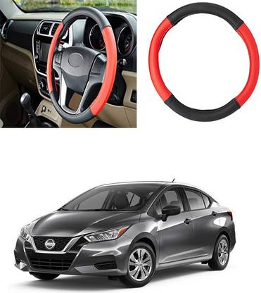 Etradezone Hand Stiched Steering Cover For Nissan Versa