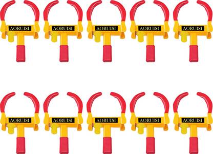 Robustt old Rolled MS Steel Adjustable Anti-Theft Wheel Clamp Lock With 2 Keys Wheel Lock