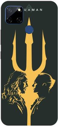 Wall Art Back Cover for Realme C25 minimal aquaman, minimalist, Symbol