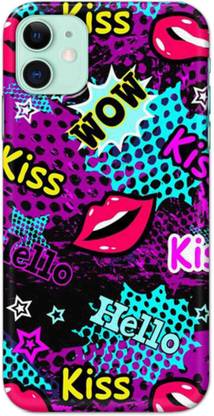 NDCOM Back Cover for iPhone 11 Wow Kiss Printed