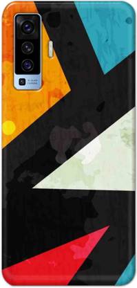 NDCOM Back Cover for Vivo X50 Abstract Design Printed