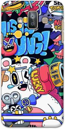 NDCOM Back Cover for Samsung Galaxy J7 Duo Stickers Printed