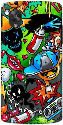 NDCOM Back Cover for Nexus 5 Graffitte Art Printed