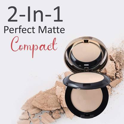 SEUNG 2 IN 1 Full Coverage Long Lasting Makeup Face Powder Compact