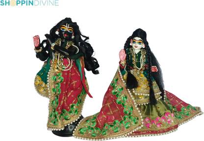 shoppindevine Incredible Radha Krishna Poshak Lace work Dress