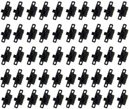 WHO 100pcs Mini Size SPDT Slide Switch On-Off 3-Pin 0.3A Electronic Components Electronic Hobby Kit