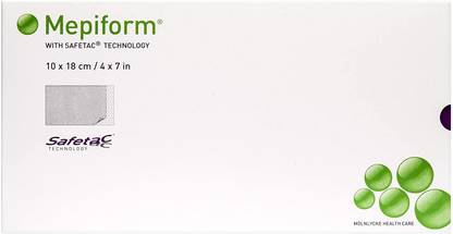Mepiform Self Adherent Soft Silicone Sheeting for Scar Reduction 10"*18" First Aid Tape