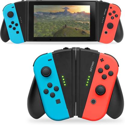 Nitho SWITCH V-GRIP HANDLE, Ergonomic Console / Joycon Grip Game Control Mount