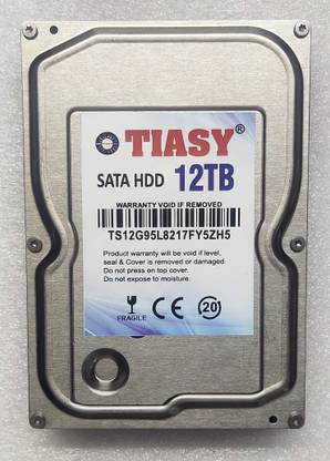 Tiasy Sata HDD 12 TB Desktop Internal Hard Disk Drive (HDD) (High Performance)