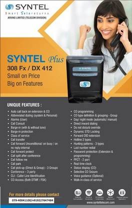 syntel NEO DX 312 EPABX SYSTEM Corded Landline Phone