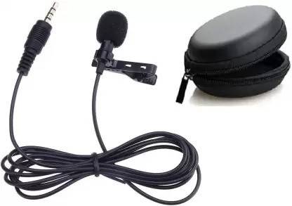 Elysiom Collar Mic Audio Recorder Mic With Hard Carrying Case Wire