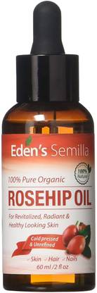 Eden's Semilla Pure Rosehip OilNON Greasy HIGH absorbency - Use daily - Anti ageing, nourishes,