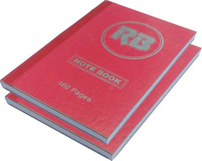 Accounts R B NOTE BOOK 160 PAGES R B NOTE BOOK 160 PAGES 2 PCS NOTE BOOK 1-Part Notebook