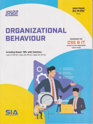 Organizational Behaviour B.Tech IV-Year II-Sem Common To (CSE & IT) R18 JNTU-Hyderabad Latest 2022 Edition