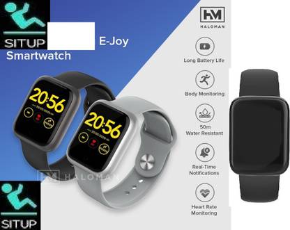 Bygaura A333/ D20 LATEST MULTI FACES HEART RATE TRACKER SAART AATCH BLACK(PACK OF 1) Smartwatch
