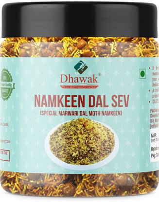 Dhawak Namkeen Dal sev (Dalmoth) Mixture namkeen Normal Spicy Special Marwari Dalmoth