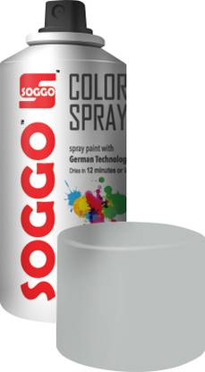 SOGGO Aerosol Colour Spray Paint for Arts & Crafts Maximum Area Coverage 400 ml Can Grey Spray Paint 400 ml