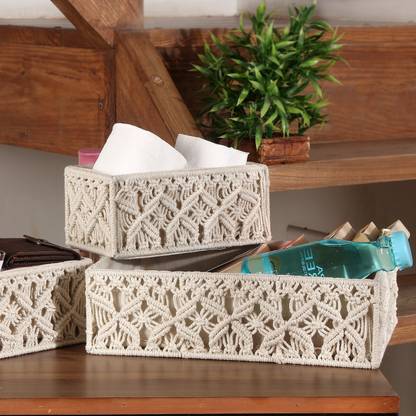 Prachi Creation Cotton Storage Basket