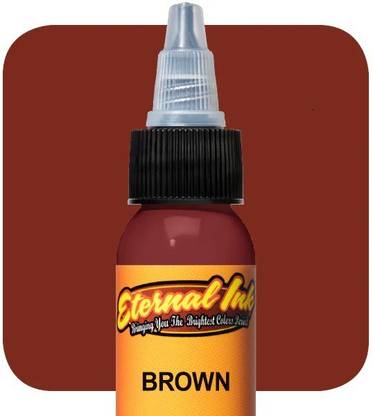 ETERNAL BROWN TATOO INK 1/2 OZ Tattoo Ink