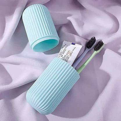 Scholify Plastic Capsule Toothbrush Box Case Holder Travel Cover- Pack of 1 Plastic Toothbrush Holder