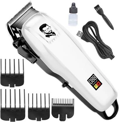 SPF Low Noise Smooth Rechargeable Hair Clipper For Man Adjustable Trimmer For Man Trimmer 120 min  Runtime 4 Length Settings