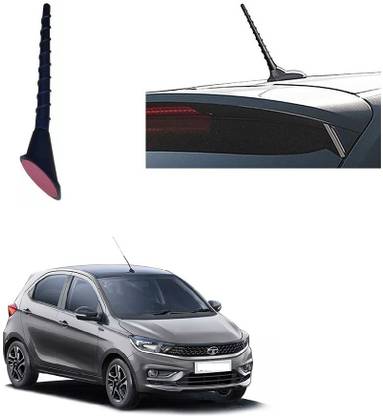 SPREADX Stylish Car Roof Show Antenna Flexible Rod Adhesive tape for Tata Tiago Whip Vehicle Antenna