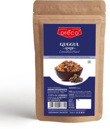 oreco Guggul Gum Resin, 100g (Commiphora Mukul) | Ayurvedic Herbal Supplement