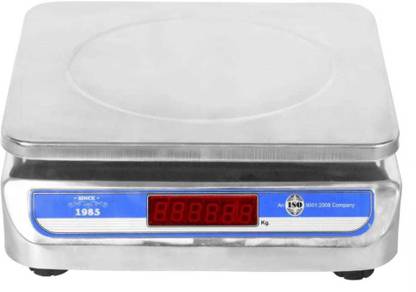 श्रीनेस डिजिटल 30kg auto Kata highly durable steel body rechargeable battery weight machine वेइंग स्केल