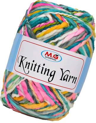 Simi Enterprise Knitting Yarn Thick Chunky Wool,Sumo CloudBow 400 gms-SB Art-HBE
