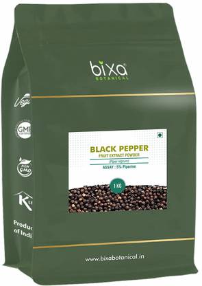 bixa botanical BLACK PEPPER DRY EXTRACT (PIPER NIGRUM) - 5% PIPERINE BY HPLC | 1Kg |