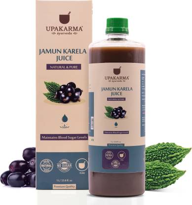 UPAKARMA Ayurveda Karela Jamun Juice To Maintain Healthy Sugar Levels and Boost Immunity