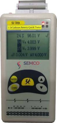 semco Battery voltage quick tester for BMS SI BQT 1-24 Digital Battery Tester
