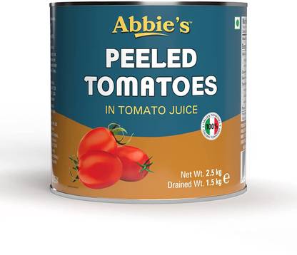 Abbie's Peeled Tomatoes (2.5 Kg Pack of 1) Vegetables