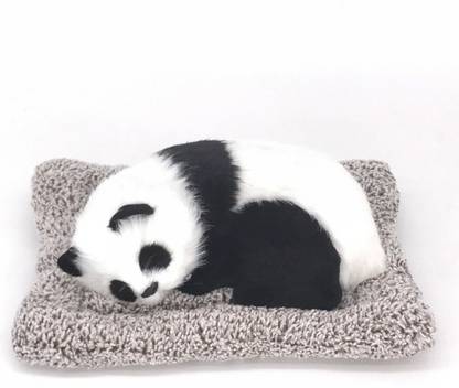 Welltech Car Dashboard Soft Toy Sleeping Panda  - 10 cm