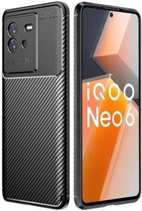 CoverX Back Cover for iQOO Neo 6 5G Rugged Armour TPU Military Grade Solid Dual Texture Finish Case