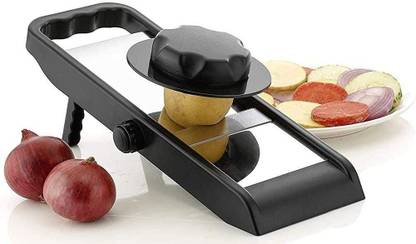 krishva Adjustable Potato Onion Slicer for Chips Cutter Vegetable & Fruit Slicer Potato Slicer