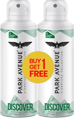PARK AVENUE Discover Premium Body BOGO Deodorant Spray  -  For Men