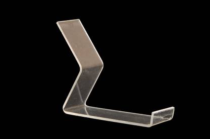 LHM 1 Compartments Acrylic Shoe Display Stand, Showroom 7-Display Shoe Stand (Pack of 12)
