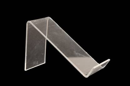 LHM 1 Compartments Acrylic Shoe Stand, Shoe Display Stand, Showroom Z-Display Shoe Stand (Pack of 12)