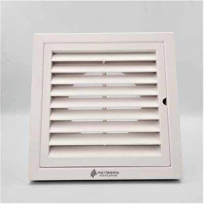 ASTBERG Outer Grill ABS/ Square Grill (150mm/6") 100 mm Exhaust Fan