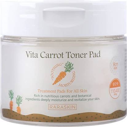 RARASKIN Vita Carrot Toner Pad (70 Pads)