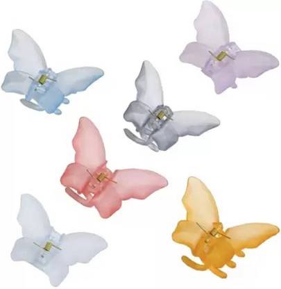 DENICRAAS CLEAR BUTTERFLY HAIR CLAWS Hair Claw